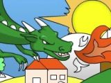 Castle & Dragon Coloring Game